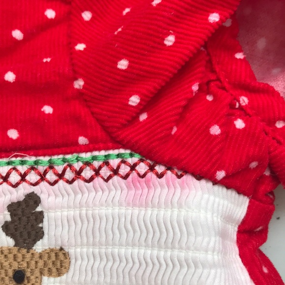 5/$25 MUDPIE BABY Christmas Dress Tiers and Frills - Picture 7 of 8